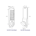 BL2107 MG Pro ECP Codeslot –  met Insteek Nachtschoot.