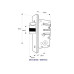 BL2202 ECP bijzet codeslot smal BL2202 ECP bijzet codeslot smal